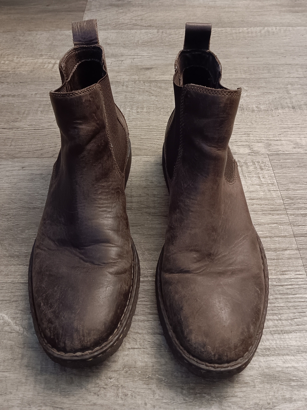Born Brown Leather Chelsea Boots Men's Size 13